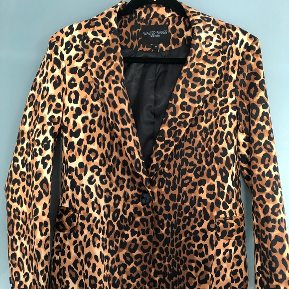 walter baker leopard jacket
